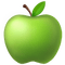 Green apple emoji - png grátis Gif Animado