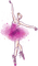 Watercolor ballerina - gratis png geanimeerde GIF