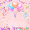 soave background animated birthday pink rainbow - GIF animé gratuit GIF animé
