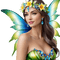 springtimes fantasy girl woman spring fairy - png gratuito GIF animata