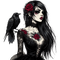 Gothic woman - Free PNG Animated GIF