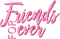 Friends Forever.Text.Pink - png grátis Gif Animado