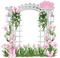 loly33 frame cadre flower - png gratuito GIF animata