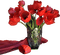 Frühling, Blumen, Vase - png gratis GIF animado