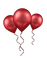 red balloons - darmowe png animowany gif