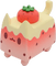 strawberry milk cat - PNG gratuit GIF animé