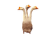 creepy ahh goose with three heads - 免费PNG 动画 GIF