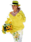 charmille _ femme en jaune - bezmaksas png animēts GIF