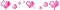 Jewel hearts pink - Free animated GIF Animated GIF
