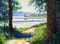 summer painting background - PNG gratuit GIF animé