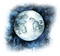 soave deco gothic moon clouds blue