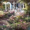 kikkapink vintage background garden spring - gratis png geanimeerde GIF