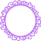 Hearts.Circle.Frame.Purple - Free PNG Animated GIF