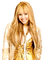 Hannah Montana in Gold - gratis png geanimeerde GIF