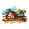 Farmhouse - GIF animado grátis