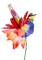 Цветок арт - kostenlos png Animiertes GIF