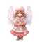 Winter Pink Angel - zadarmo png animovaný GIF
