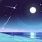 Steven Universe Beach Night Background - Безплатен анимиран GIF