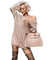 Woman Beige Bag - Bogusia - ingyenes png animált GIF