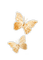 Gold yellow butterflies deco [Basilslament] - Free PNG Animated GIF