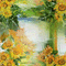 animated sunflower background - Безплатен анимиран GIF анимиран GIF