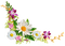 Kaz_Creations Deco Corner Flowers Colours - gratis png animeret GIF