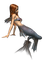 mermaid grey bp - безплатен png анимиран GIF