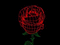 Wireframe Rose - Nemokamas animacinis gif animuotas GIF