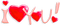 I Love You.Text.Hearts.Red.Pink - png gratuito GIF animata