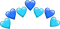 Blue Heart Emojis - PNG gratuit GIF animé