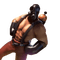 transparent muscly pyro - Free animated GIF