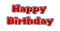 Kaz_Creations Text Happy Birthday - PNG gratuit GIF animé