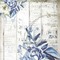 Scrap Background Blue Flowers - δωρεάν png κινούμενο GIF