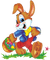 Easter bunny - png gratuito GIF animata