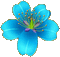 VanessaValo_crea=blue flower glitter