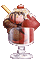 Ice cream. Dessert. Leila - 無料のアニメーション GIF アニメーションGIF
