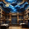 Big Blue Library - kostenlos png Animiertes GIF