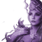Y.A.M._Fantasy woman girl purple - gratis png animerad GIF