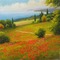 kikkapink spring painting background vintage - gratis png geanimeerde GIF