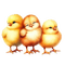 Easter.Farm.Chicks.Pascua.Victoriabea - png gratuito GIF animata