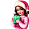 kikkapink vintage christmas girl child