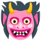 pink oni devil - png gratis GIF animasi