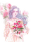 femme avec fleur.Cheyenne63 - безплатен png анимиран GIF