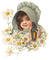 Kaz_Creations Baby Enfant Child Girl Flowers - gratis png geanimeerde GIF