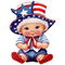 4thOfJuly-Baby-Watercolor - 免费PNG 动画 GIF