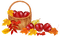Fall/Apple Basket - PNG gratuit GIF animé