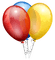 balloons - png gratuito GIF animata