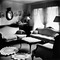 Vintage Living Room B&W - kostenlos png Animiertes GIF