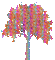 rainbow tree - Ingyenes animált GIF animált GIF