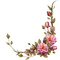 Narożnik kwiatowy 2 - nemokama png animuotas GIF